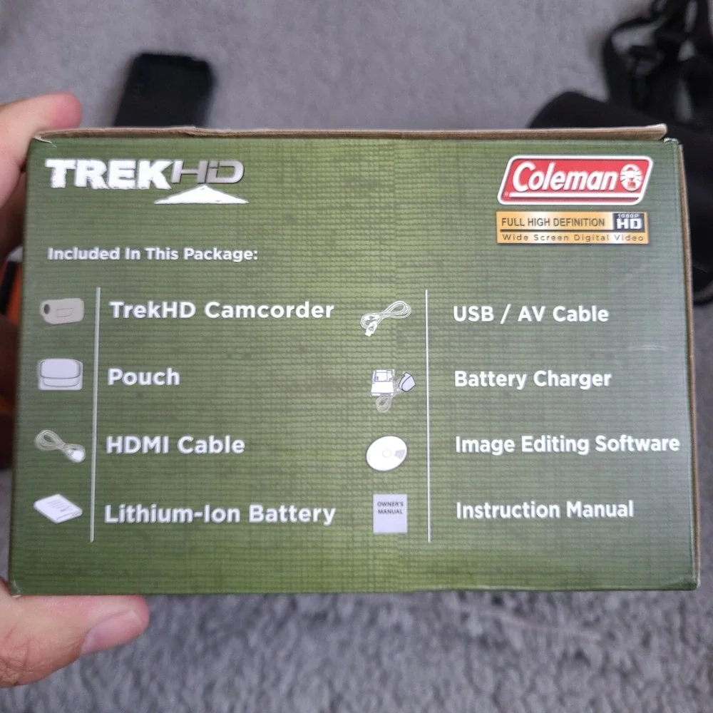 Coleman CVW16HD Camcorder 1080p Video TrekHD Waterproof Digital Camera 16MP‎